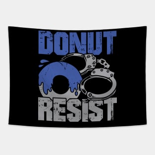 Donut Resist Police Officer Gift Tapestry