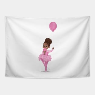 Ballerina| Black girl art Tapestry