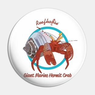 Giant Marine Hermit Crab Pin