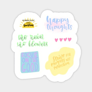 Positive Vibes #2 Sticker Pack Magnet