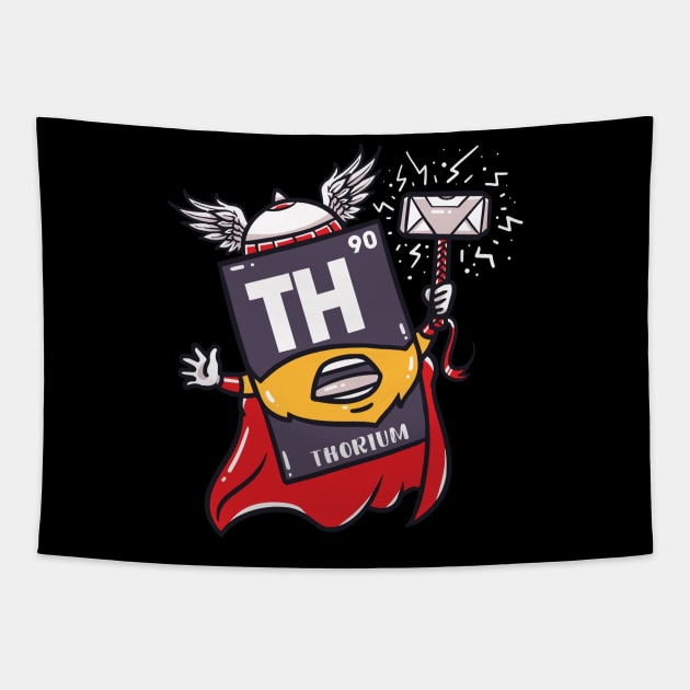 Physics Teacher Shirt Funny Thorium Shirt - Perfect Gift Tapestry by Pummli