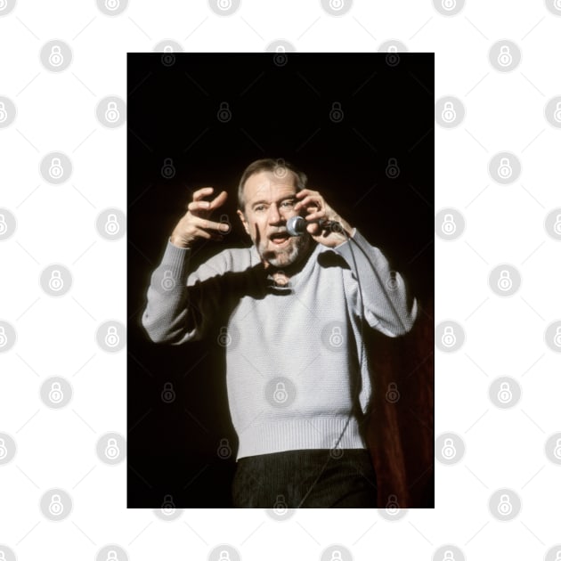 George Carlin Photograph by Concert Photos