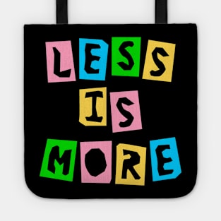 Less is More Cutout Tote