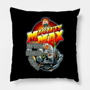 Mighty Max Bytes Cyber Skull Pillow