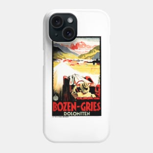 BOZEN GRIES Dolomiten Italian Racing Retro Travel Phone Case