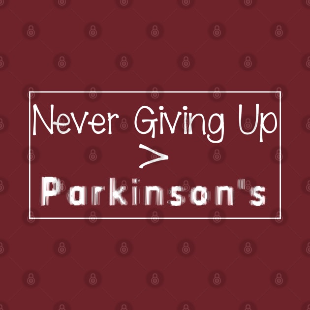 Never Giving Up is Greater than Parkinson by YOPD Artist