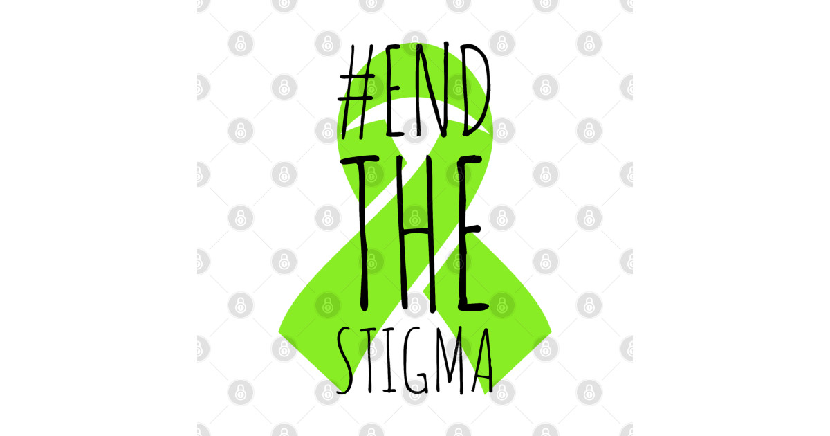 End The Stigma Mental Health T Shirt Teepublic 3131
