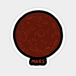 Mars - Planets - Astrology (Horoscope Zodiac) Magnet