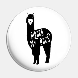 Alpaca my bags Pin