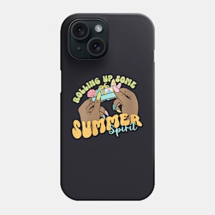 Womens Rolling Up Some Summer Spirit Summer Vacation Beach Family Phone Case