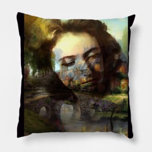 Countryside- Nostalgic and romantic Pillow