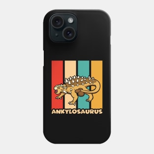 Ankylosaurus Vintage Dinosaur Phone Case