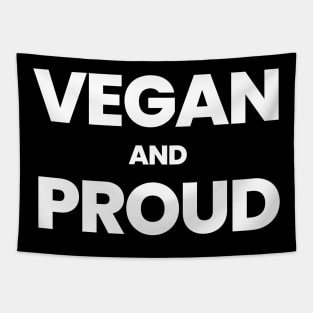 Vegan And Proud Tapestry