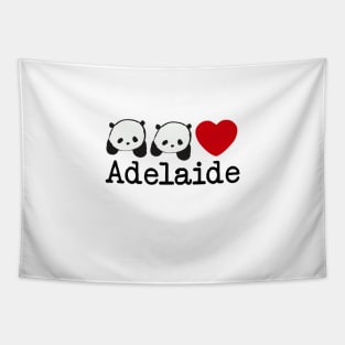 wang wang & funi love adelaide Tapestry