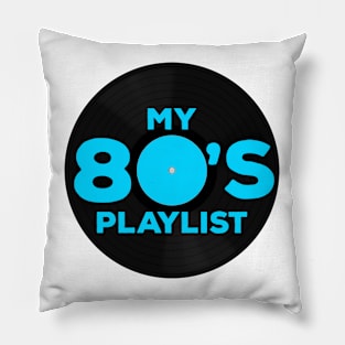 My 80's Playlist Pillow