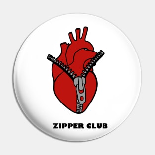 Zipper heart Pin