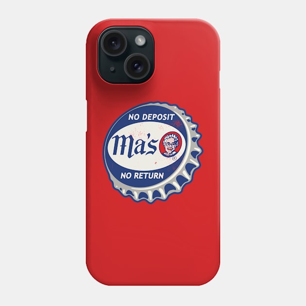 Vintage Ma's Soda Bottlecap Phone Case by StudioPM71