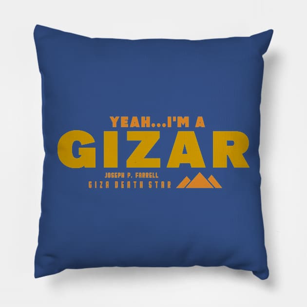 Giza Death Star - Gizar Pillow by Giza Community