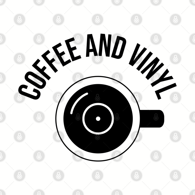DJ Record Collector Coffee And Vinyl Junkie - Vinyl Collector - Baseball T-Shirt | TeePublic UK