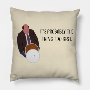 The Office "Kevin's Chili" Quote Pillow