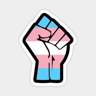 Black Lives Matter Fist LGBT Transgender Flag Magnet