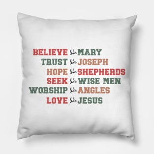 Christmas Jesus Quotes Pillow