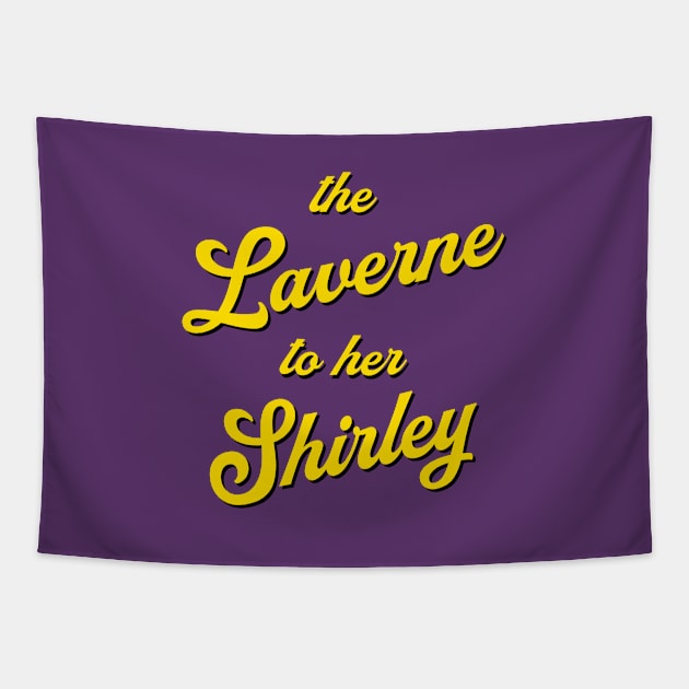The Laverne to her Shirley Tapestry by GloopTrekker