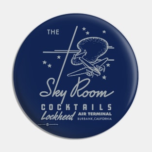 Vintage Sky Room Cocktail Lounge Los Angeles Pin