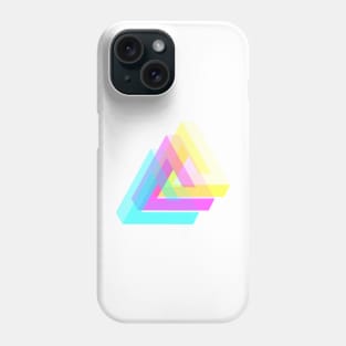 Impossible AND transparent triangles V1 Phone Case