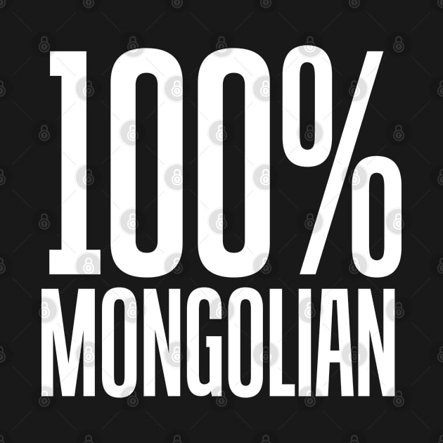 100% Mongolian by Elleck