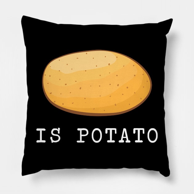 Is Potato trendy Pillow by UniqueBoutiqueTheArt