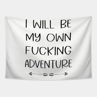 funny quote outdoor adventure hiking mountain bike Tapestry