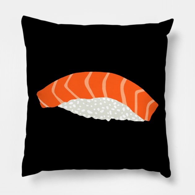 Salmon Sushi Pillow by ElviaMontemayor