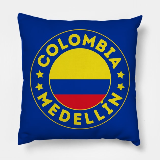 Medellin Pillow by footballomatic