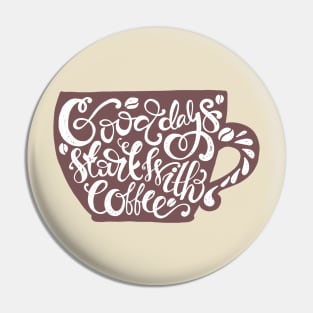 Coffee Start Pin