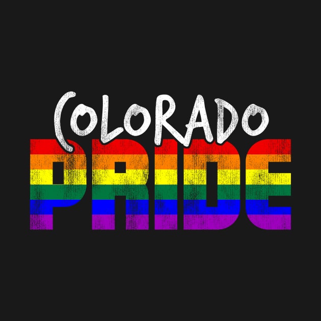 Colorado Pride LGBT Flag by wheedesign