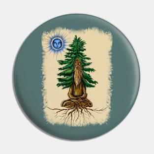 Sage of the Silent Pine and The Blue Star (Flag) Pin