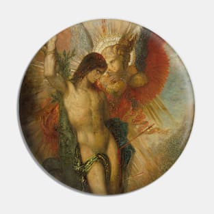 Saint Sebastian And The Angel by Gustave Moreau Pin