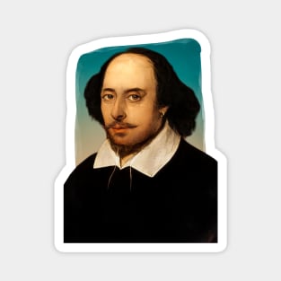 Famous Playwright William Shakespeare illustration Magnet