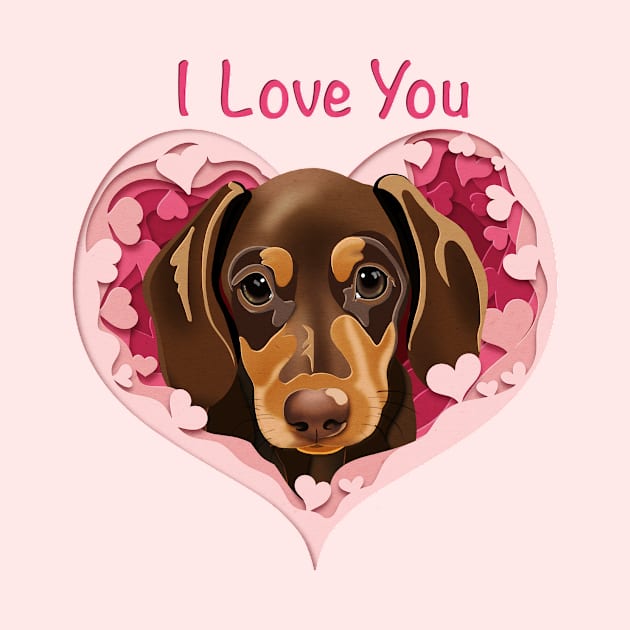 I Love You Sausage by SharPeiArt