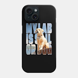 Sailing labrador retriever design Phone Case