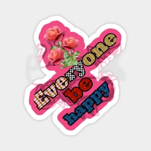 everyone beautyfui happy text art designs. Magnet