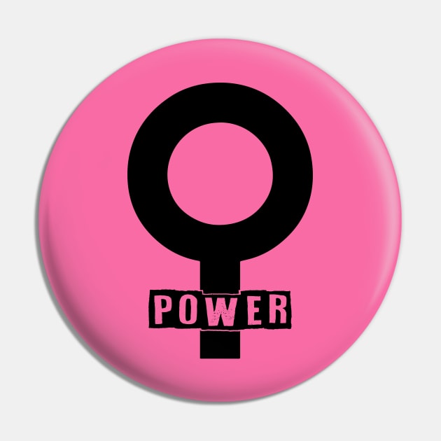 Feminist Female Power Pin by Pridish