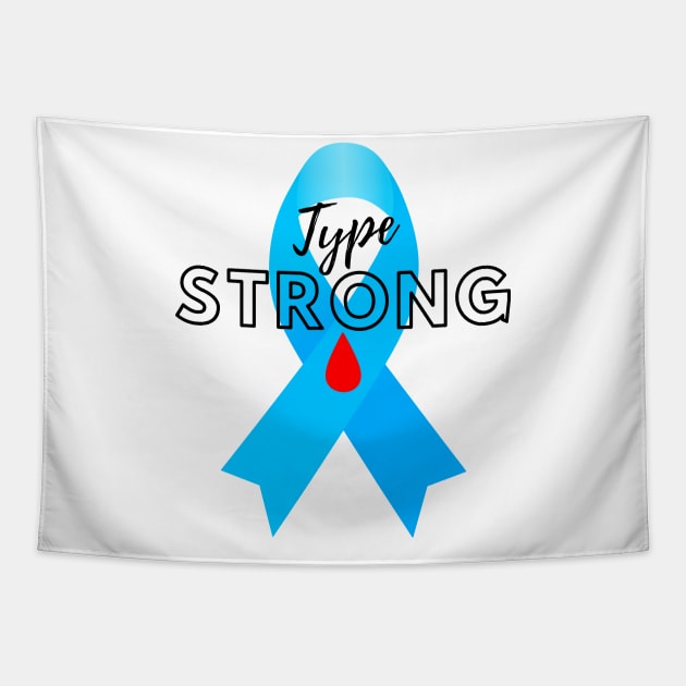 Motivating Type Strong Diabetes Tapestry by Diabeticsy