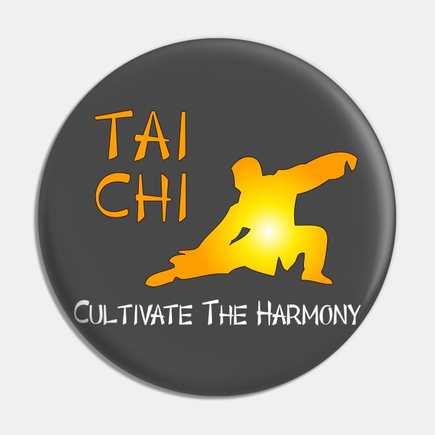 Tai Chi - Cultivate the Harmony Pin by TaiChiQiGong