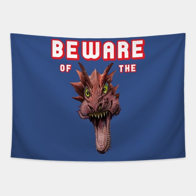 Beware Of The (Yorkshire) Dragon Tapestry by taiche