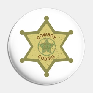 Cowboy Coding Pin