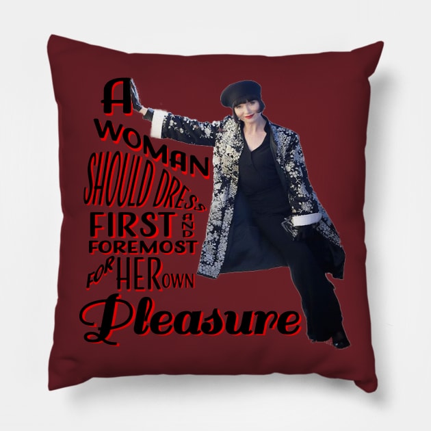 Miss Fisher's Murder Mysteries Pillow by rmcox20