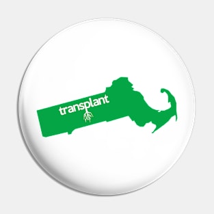 Massachusetts Transplant MA Green Pin