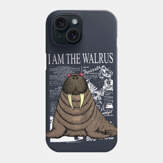 I Am the Walrus Phone Case by mangulica